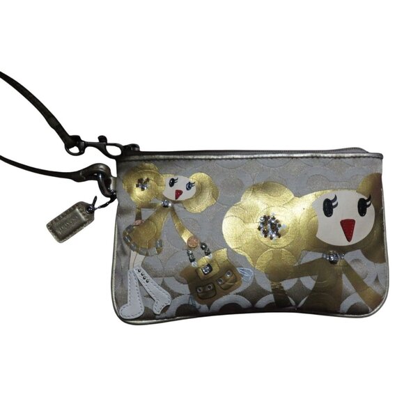 SOLD  Coach Poppy Goldy Cheerleader Embellished Limited Edition Collectors - Picture 8 of 13